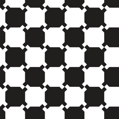 black and white seamless geometric pattern