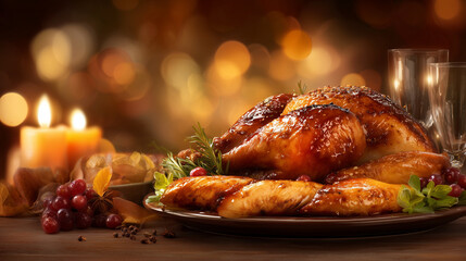 roasted chicken with vegetables