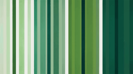 Vector art of green stripes of varying widths create a visually appealing background
