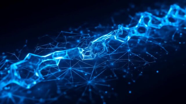 Abstract Digital Data Stream High Speed Technology Background - Powered by Adobe
