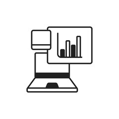 Analytics Icon, SaaS Dashboard Performance Tool