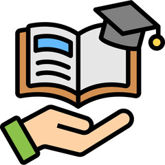 Informal Education lineal color icon