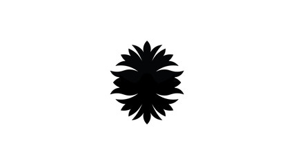 minimalist-black-pinecone-pineapple-icon-vector