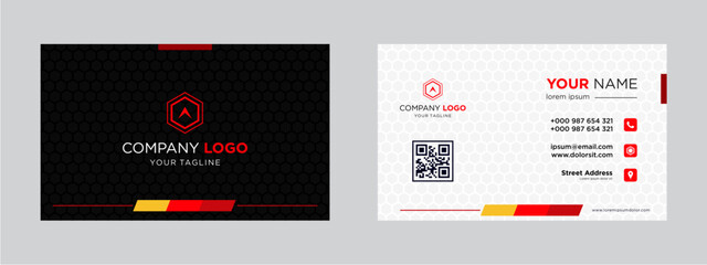 Modern business card design template