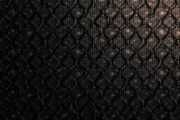 Fototapeta premium Dark Textured Honeycomb Pattern Background A Detailed Close-Up of an Intricate Geometric Design
