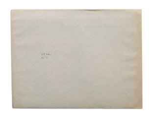 vintage envelope grunge paper design png isolated on transparent background