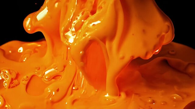 Creepy surreal wax sculpture face screaming, melting dripping rivers hot wax, glowing orange reflections, nightmarish surreal horror aesthetic, cinematic close-up