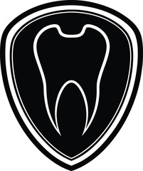 Dental logo vector design illustration