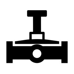 Simple black silhouette of a vintage film projector silhouette