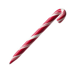 Candy Cane Pen on Black Background