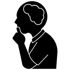 silhouette of a young man talking on the phone