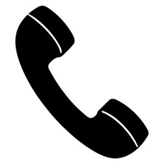 black telephone receiver