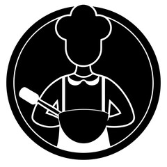 chef icon vector illustration