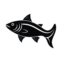 Salmon Fish Icon Vector Illustration