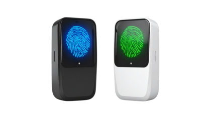 3D Fingerprint Scanners Duo – isolated on transparent background