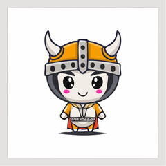 Viking character with transparent background