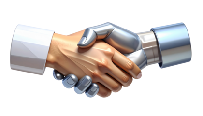 Business Handshake Concepts Duo – isolated on transparent background