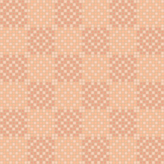 ornament from hand drawn squares. vanilla pixels. vector seamless pattern. repetitive background. modern decorative art. geometric fabric swatch. textile design template. home decor