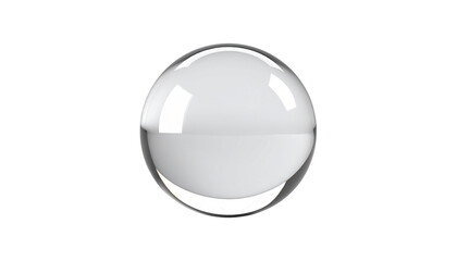 Glass sphere with internal reflection