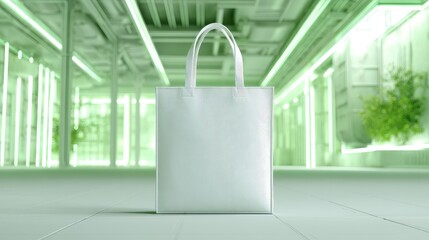 a blank white tote bag mockup. A mock-up. design presentation.