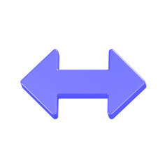 left right arrow 2d rendering icon