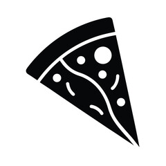 Pizza Slice Icon Vector Illustration