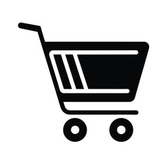 Shopping Cart Icon Vector Illustration