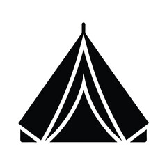 Tent Icon Vector Illustration