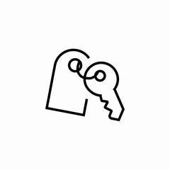 hotel room key icon sign vector