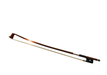 High-resolution violin bow image for musical instruments, orchestra, and string sections, perfect for composers and musicians isolated on transparent background