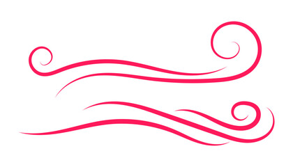 Elegant Swirl Flourish Design Elements  Decorative Vector Ornament Set