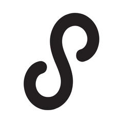 Fototapeta premium French Curve Drawing Template Icon