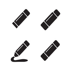 Glue Stick Office Tool Icons