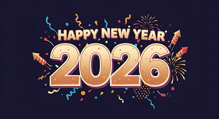 2026, New Year, joy, brand new, celebration, festival, get rid of the old and start anew, a new beginning
