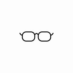 reading glasses spectacles icon sign vector