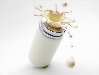 Milk Splash on a Jar
