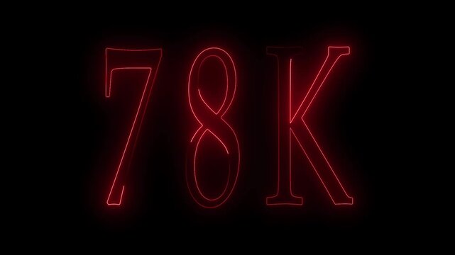 Number icon horizontal all the video minimalist numeric symbol on dark background.Digital number symbol horizontal all the video modern flat style icon .