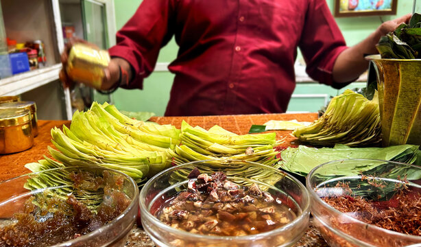 Traditional Indian Paan Shop The Art of Making Paan