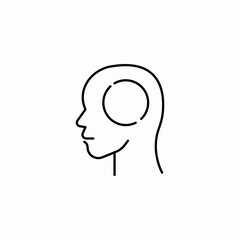 mind inner circle icon sign vector