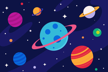 space galaxy collage stars planets