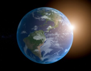 Fototapeta premium earth in space