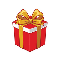 gift vector with white background