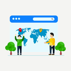 Business Success and Achievement Illustration 