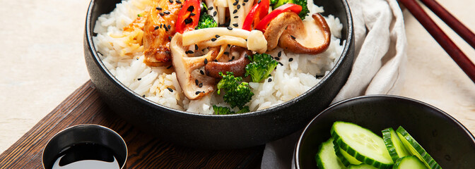 Asian cuisine dish.