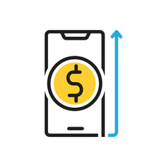 Multi color icon for trade