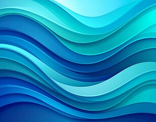 Fototapeta premium Ocean Waves Vector