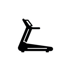Minimal treadmill icon for sport and workout themes.