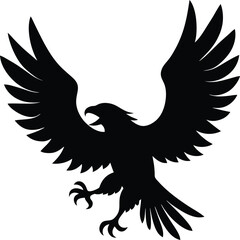 silhouette of an eagle