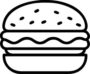 hamburger vector illustration