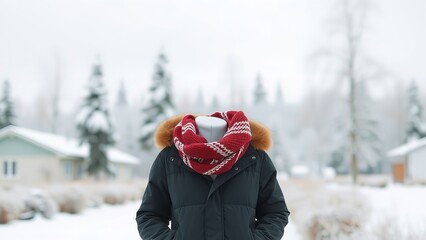 Cozy Winter Socks and Hot Drink by Fireplace